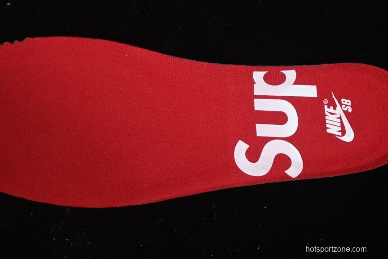 Nike Supreme x Dunk SB Dunk Low Brown Yellow Low-Top Casual Skate Shoes - HQ8487-300