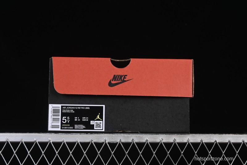 Nike Air Jordan 12 Retro Pearl Pink Basketball Shoes - 510815-600