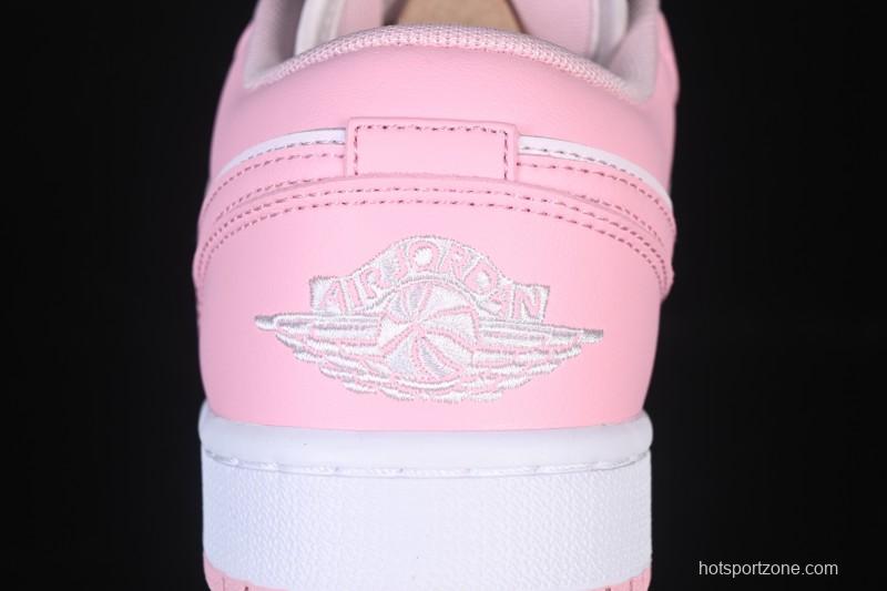 Nike Air Jordan 1 Low AJ1 Pearl Pink Low-top Casual Sneakers - 553560-614