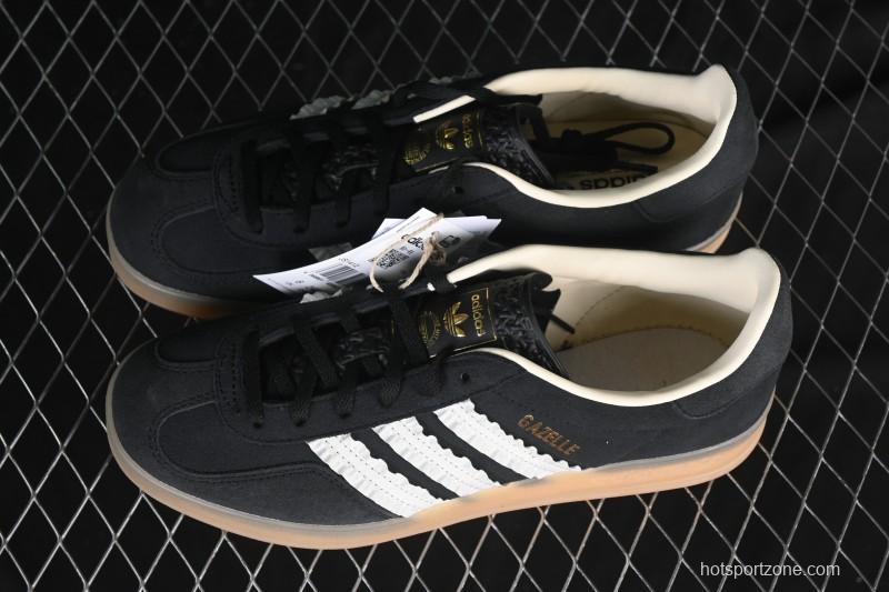 Adidas Originals Gazelle Indoor Retro Casual Slip-Resistant Wear-Resistant Low-Top Skate Shoes - JS1412