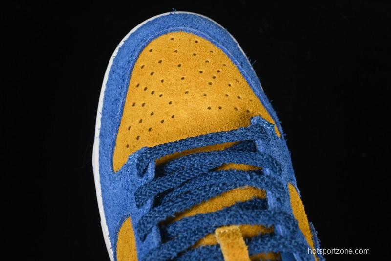 Nike Dunk Low Panda Blue Orange Low-Top Casual Skate Shoes - IH7648-700