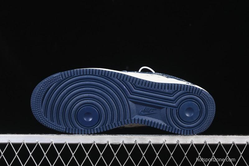 Nike Air Force 1 '07 Low LV Collaboration White Blue Casual Sneakers - YF9511-811