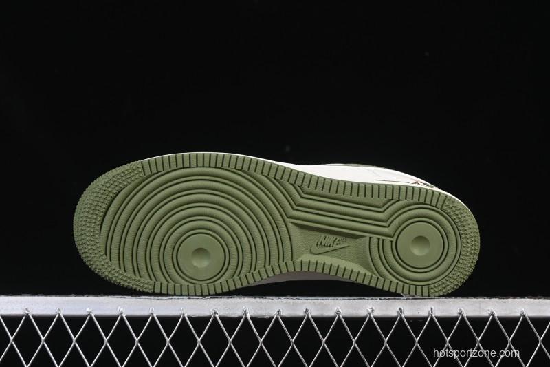 Nike Air Force 1'07 Low Gucci Collaboration Military Green Multi-Color Low-Top Casual Sneakers - XX3168-211