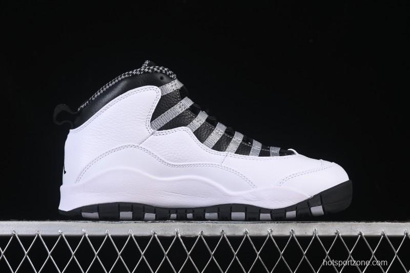 Nike Air Jordan 10 Retro Light Steel Grey Basketball Shoes - HJ6779-104