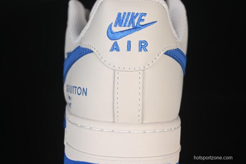Nike Air Force 1 '07 Low LV Collaboration Mesh Panel Light Blue Low-Top Casual Sneakers - QW5836-025