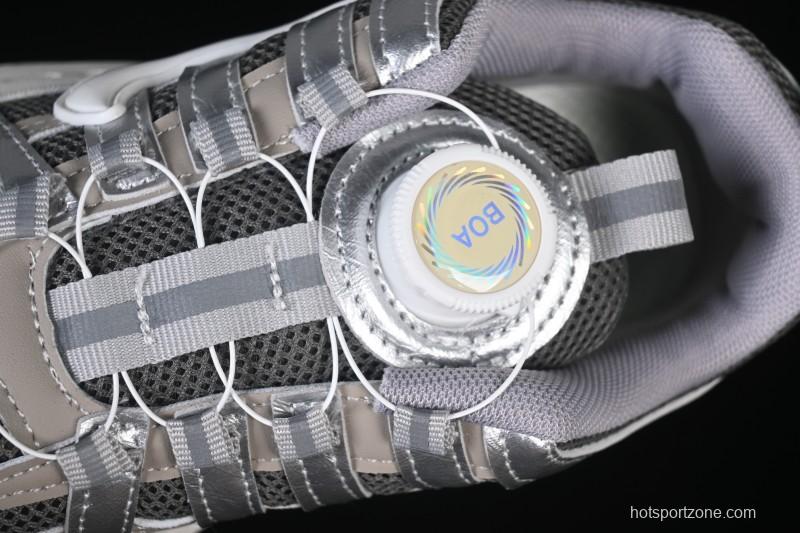 Nike P-6000 Retro Casual Sports Kids Shoes - Gray Green White Swoosh