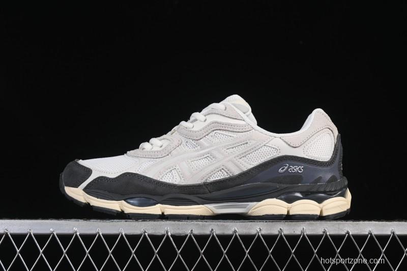 Asics Gel-NYC Retro Running Shoes with Breathable Mesh and Suede Upper - 1203A383-111