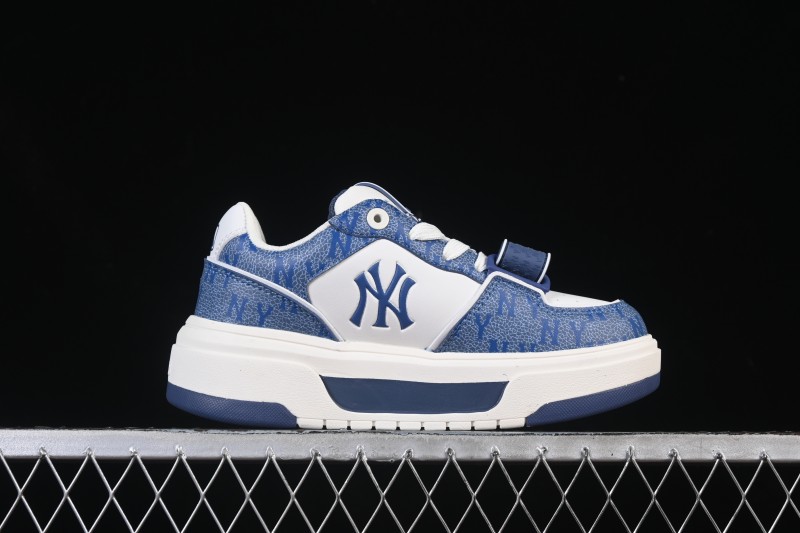 New York Yankees Chunky Liner Pocket Monogram Height-Increasing Thick Sole Casual Running Shoes - 3ASXP025N50NYS