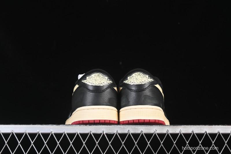 Nike Nigel Sylvester x Air Jordan 1 Low Casual Lifestyle Sneakers - IB8958-001