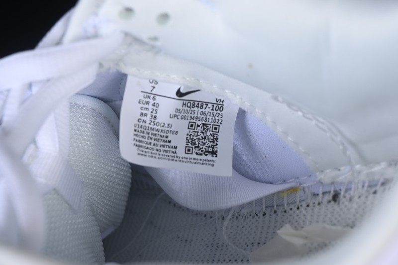 Nike Supreme x Dunk SB Dunk Low White Low-Top Casual Skate Shoes - HQ8487-100