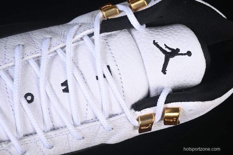 Nike Air Jordan 12 Retro Taxi Gold Buckle Basketball Shoes - CT8013-117