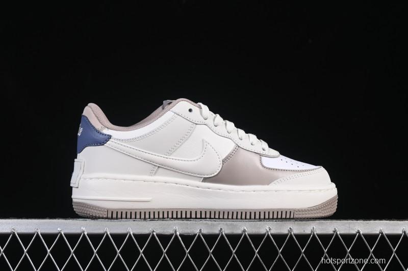 Nike Air Force 1 Shadow Lightweight Platform Low-Top Casual Sneakers - IO7594-101