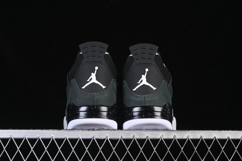 Nike Air Jordan 4 Retro Basketball Shoes with Fear Pack Design - FQ8138-002