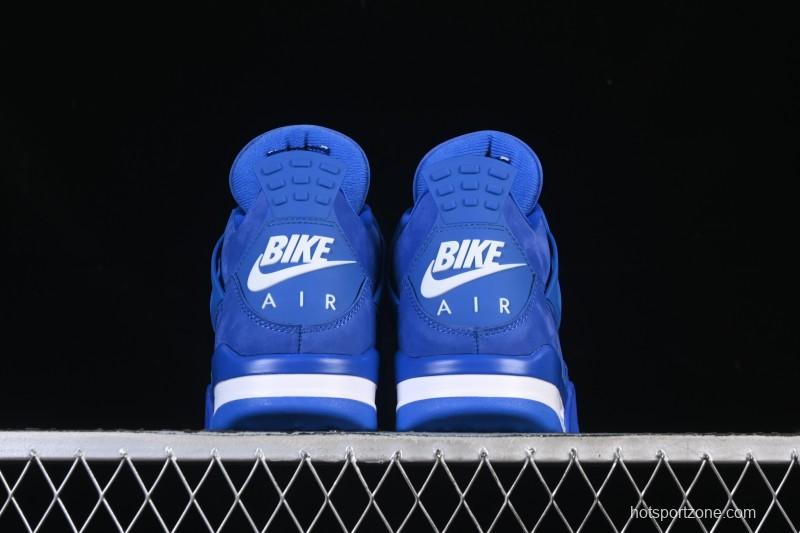 Nike Nigel Sylvester x Air Jordan 4 Retro Blue Collaboration Basketball Shoes - HF4340-400