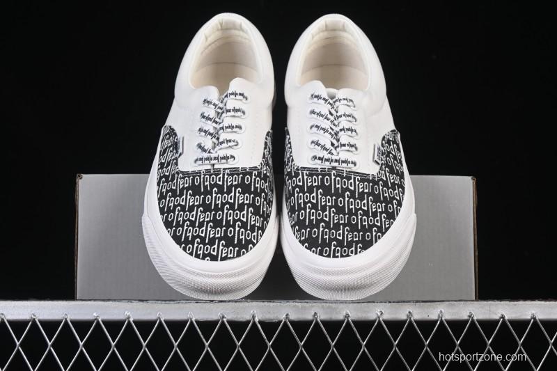Vans Era 44 Low-Top Casual Skate Shoes with All-Over Logo Print - VN0A3MQ5PZP1