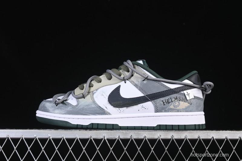 Nike SB Dunk Low Anniversary Custom Low-Top Casual Skate Shoes - DV0833-111