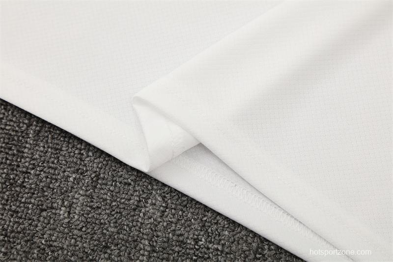 25/26 PSG White T90 with XS Short Sleeve+Soccer Shorts