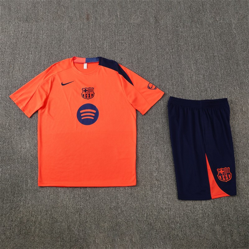 25/26 Barcelona Orange T90 Short Sleeve Jersey+Shorts