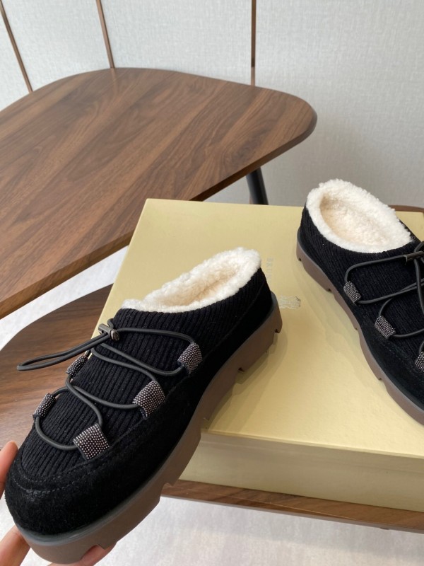 Brunello Cucinelli Open Walk Ankle Boot Winter Snow Boots - AS00300