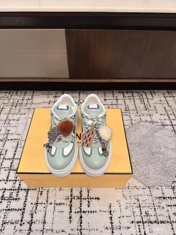 Fendi Match Series Platform Sneakers - KFY00320