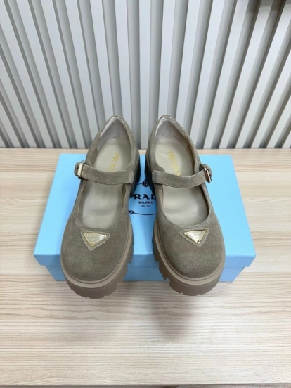 Prada 2025 SS Platform Mary Jane Shoes - LY00300