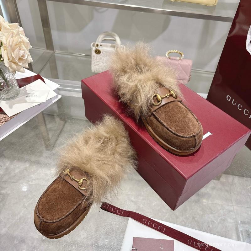 GG Wool Fashion Snow Boots with Merino Wool Lining - KFY00290