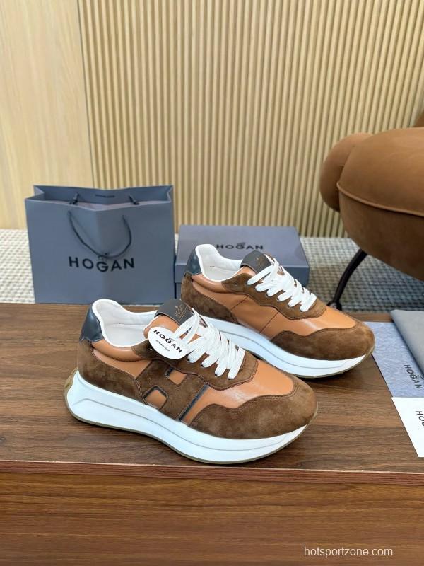 Hogan H-STRIPES Series Couple Thick Sole Dad Shoes Airship Shoes Casual Sports Shoes - AS00350