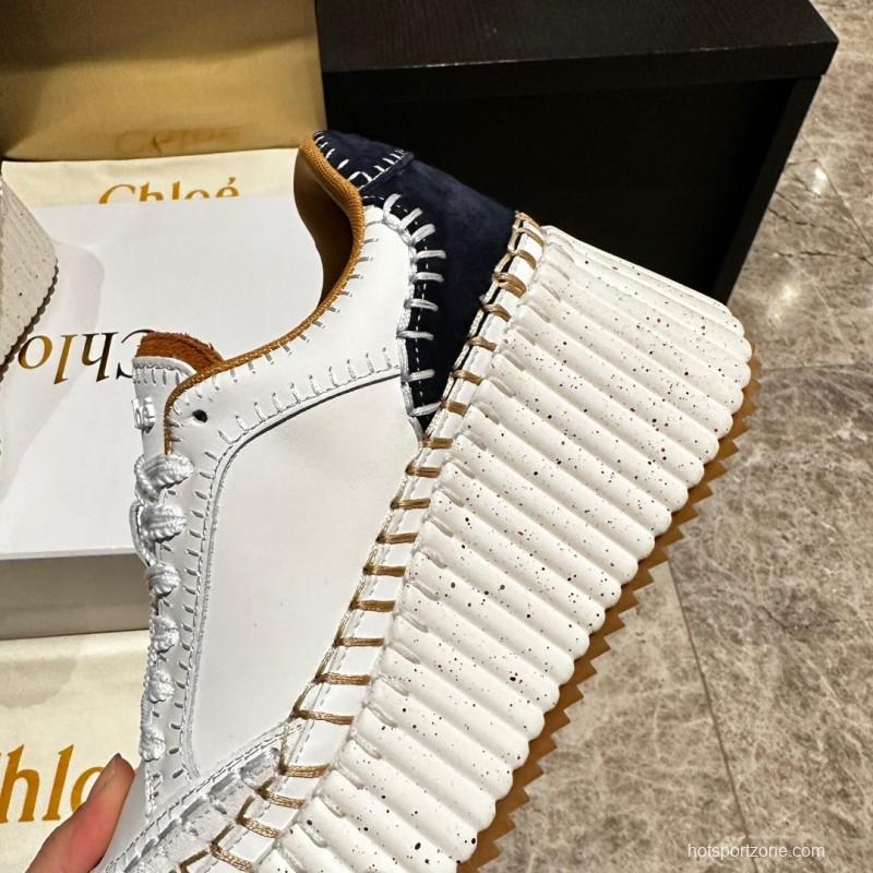 Chloe Spring Summer 2025 Hand-Stitched Mark Line Casual Shoes - LY00350