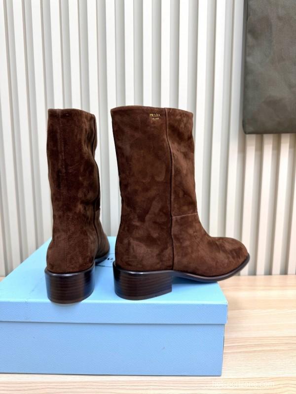 Prada 2025/SS Mid Boots - LY0370