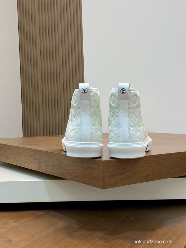 Adidas Originals Casual Sports Boots with High-End Leather Construction - KFY00460