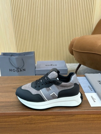 Hogan H-STRIPES Series Couple High Platform Chunky Dad Sneakers - AS00350