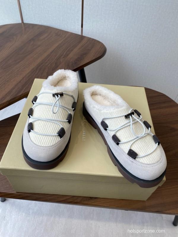 Brunello Cucinelli Open Walk Ankle Boot Winter Snow Boots - AS00300