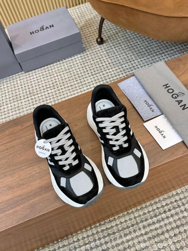 Hogan H-STRIPES Series Couple Thick Sole Dad Shoes Casual Sneakers - LY00370/LY00380