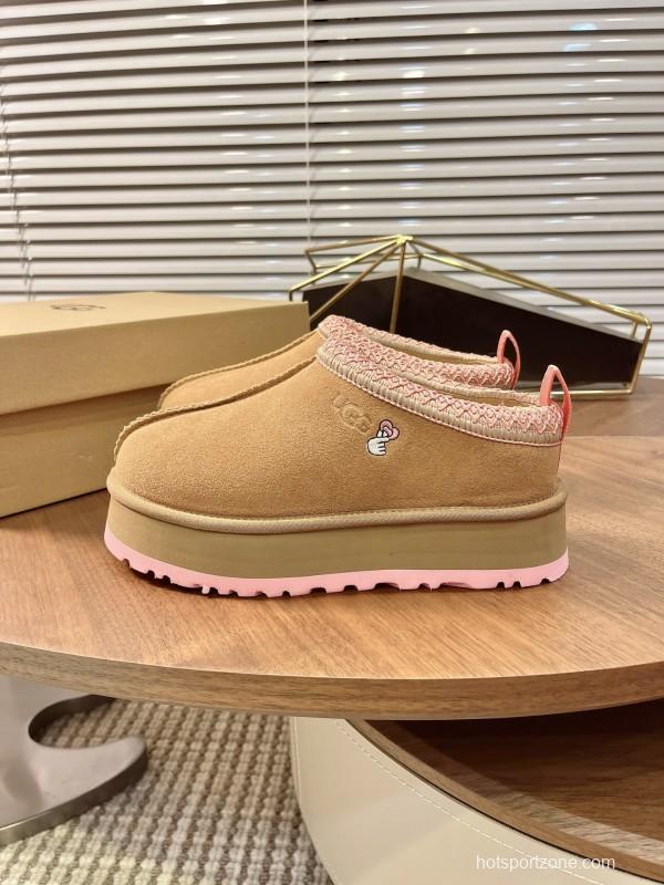 UGG Tazz Platform Wool Slipper Boots - MJ00230