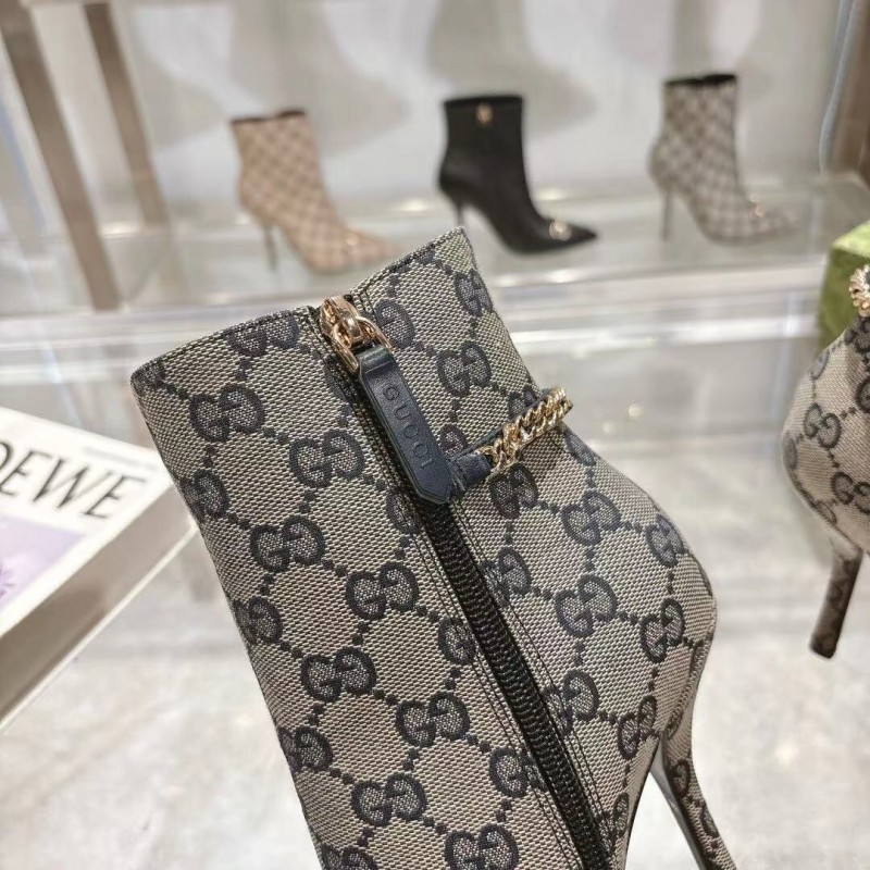 Gucci Classic Women's Shoes with 10.5cm Heel and Original GG Buckle - LY00370