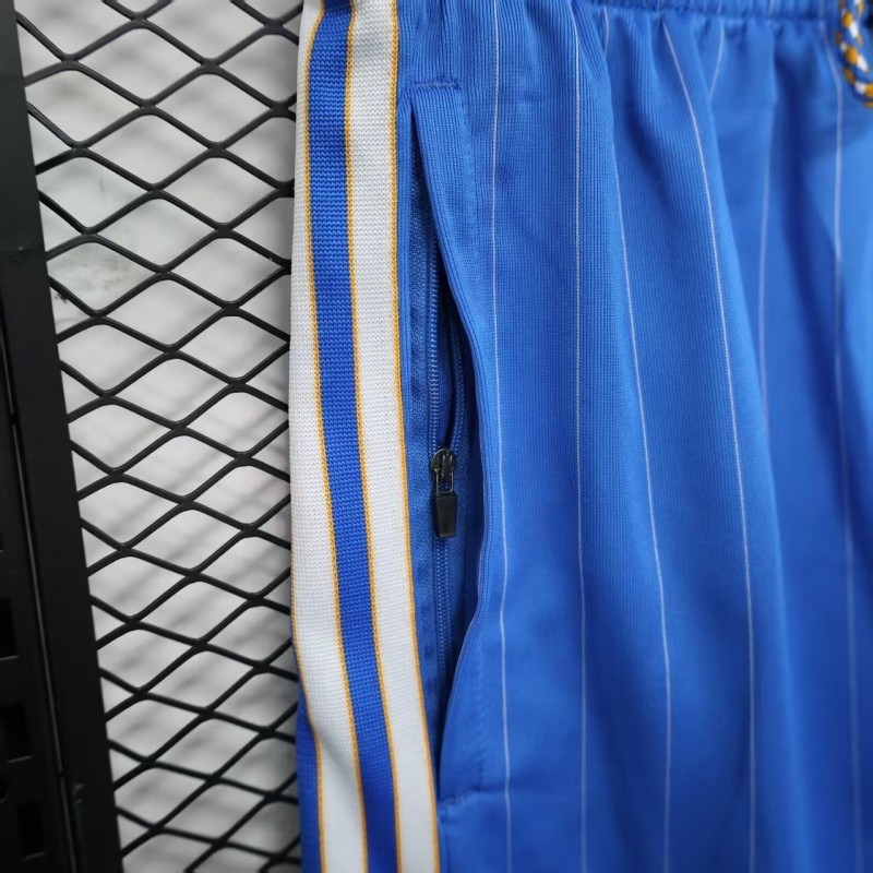 25/26 Real Madrid Blue with White Pinstripes Shorts