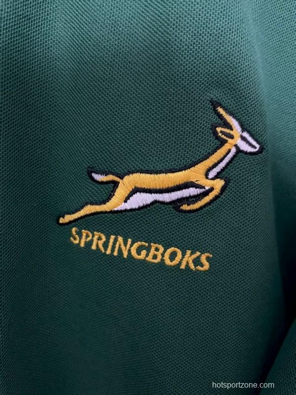 2026 South Africa Green Polo Rugby Jersey