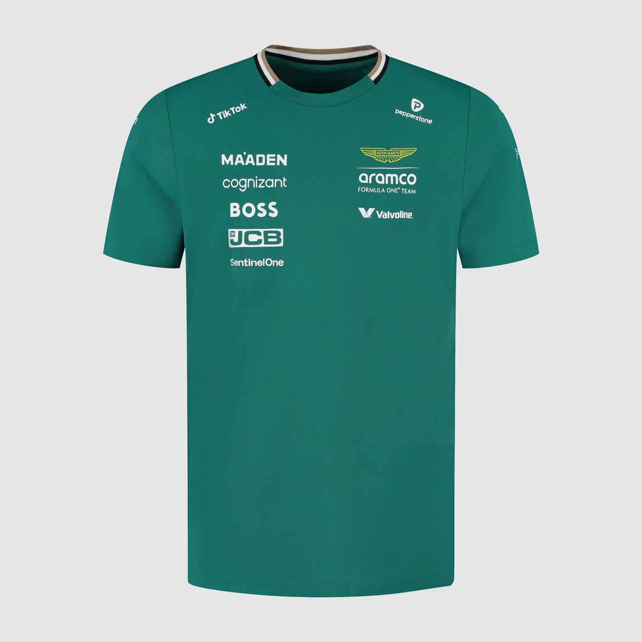 2025 F1 Aston Martin Aramco F1 Team Dark Green with Gold Trim Jersey