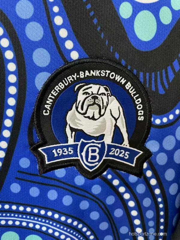 25/26 Canterbury-Bankstown Bulldogs Blue with Indigenous Art Jersey