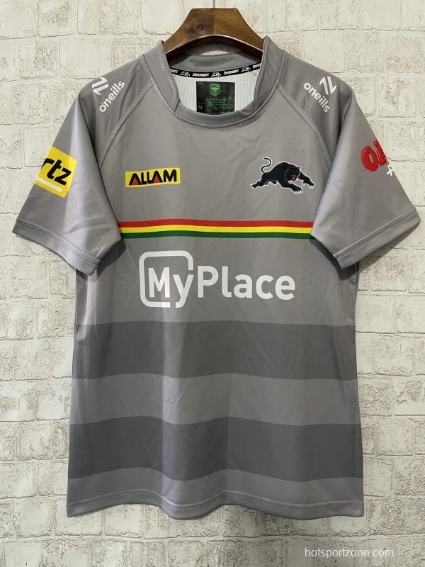25/26 Hull FC Grey with Rainbow Hoops Heritage Jersey