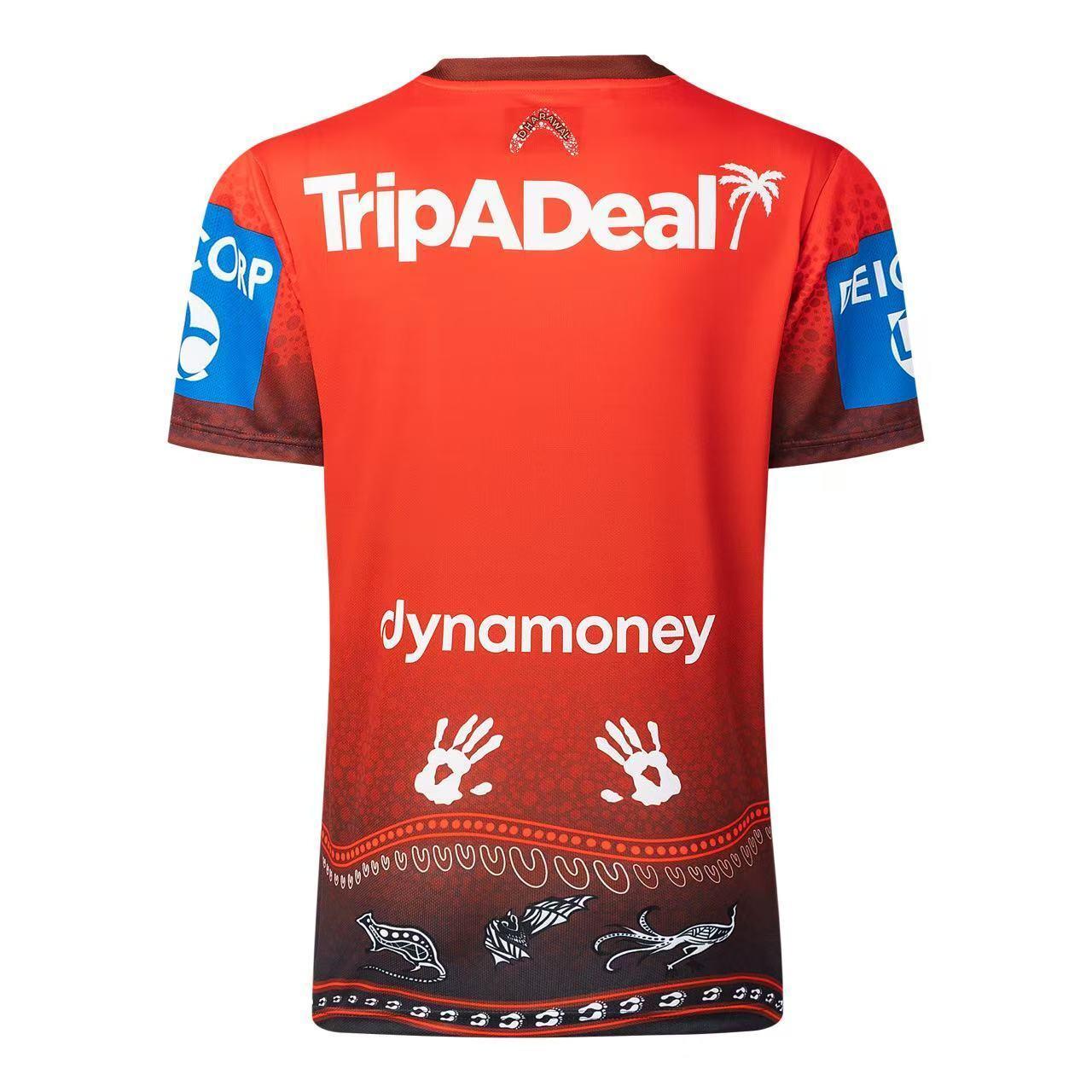 25/26 St George Illawarra Dragons Red with Indigenous Art Jersey