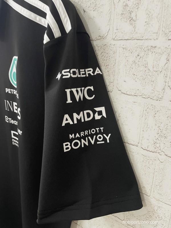 2026 F1 Mercedes-AMG Petronas F1 Team Black Polo Shirt