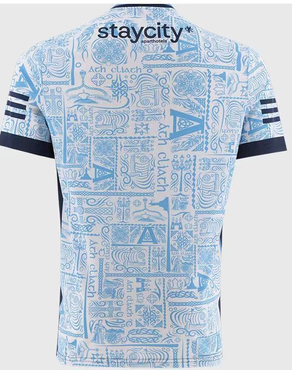 2026 Dublin GAA Sky Blue with Celtic Pattern Jersey
