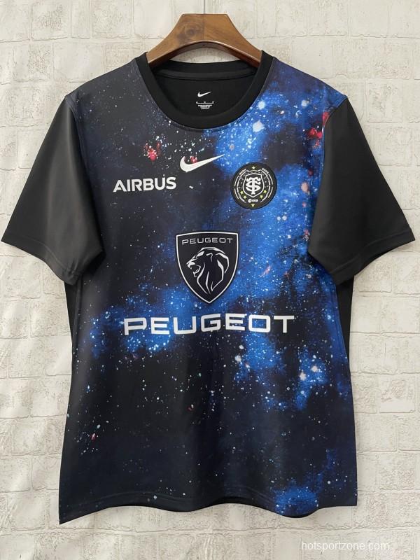 25/26 Toulouse Black with Blue Galaxy Nebula Jersey