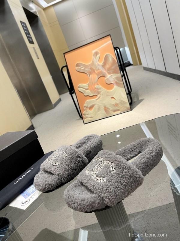 Chanel 2025 SS New Wool Slippers Soft Fine Wool - LY00280