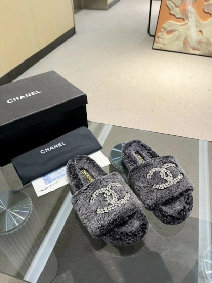 Chanel 2025 SS New Wool Slippers Soft Wool - LY00280