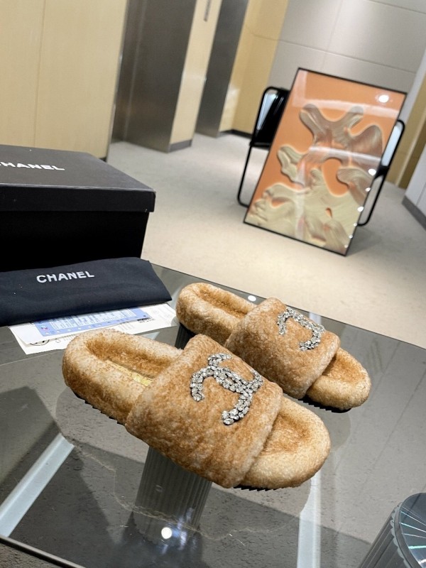 Chanel 2025 SS New Wool Slippers Soft Wool - LY00280