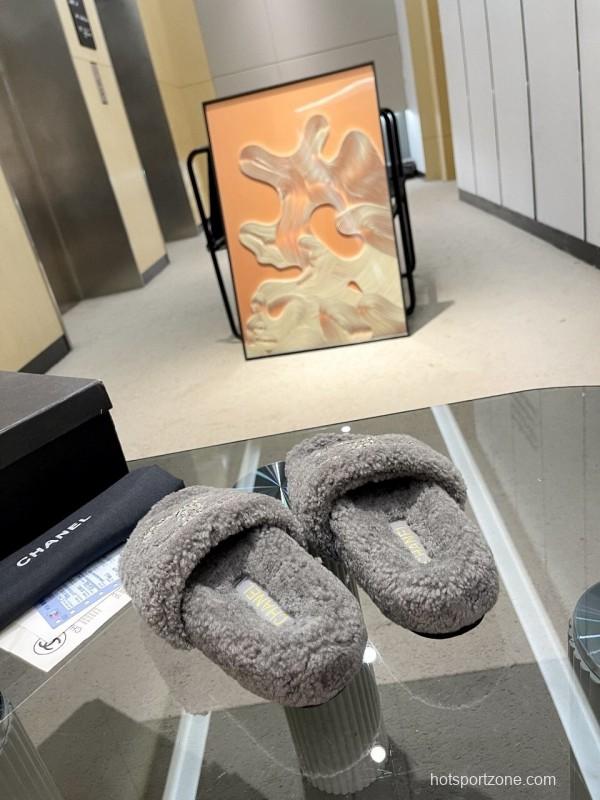 Chanel 2025 SS New Wool Slippers Soft Fine Wool - LY00280