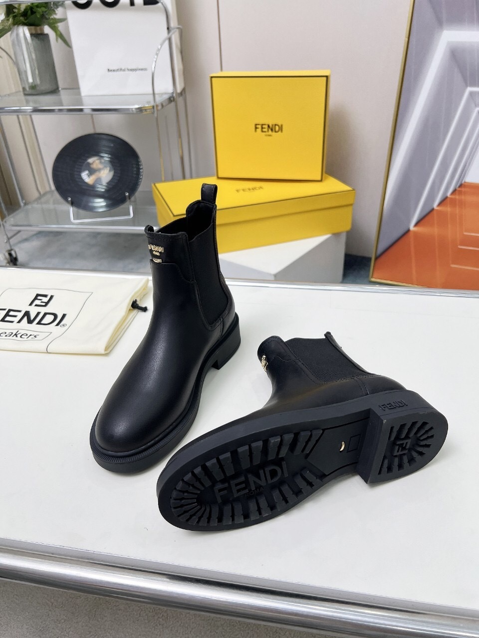 FENDI 2025/SS Platform Boots with Thick Sole - LY00360