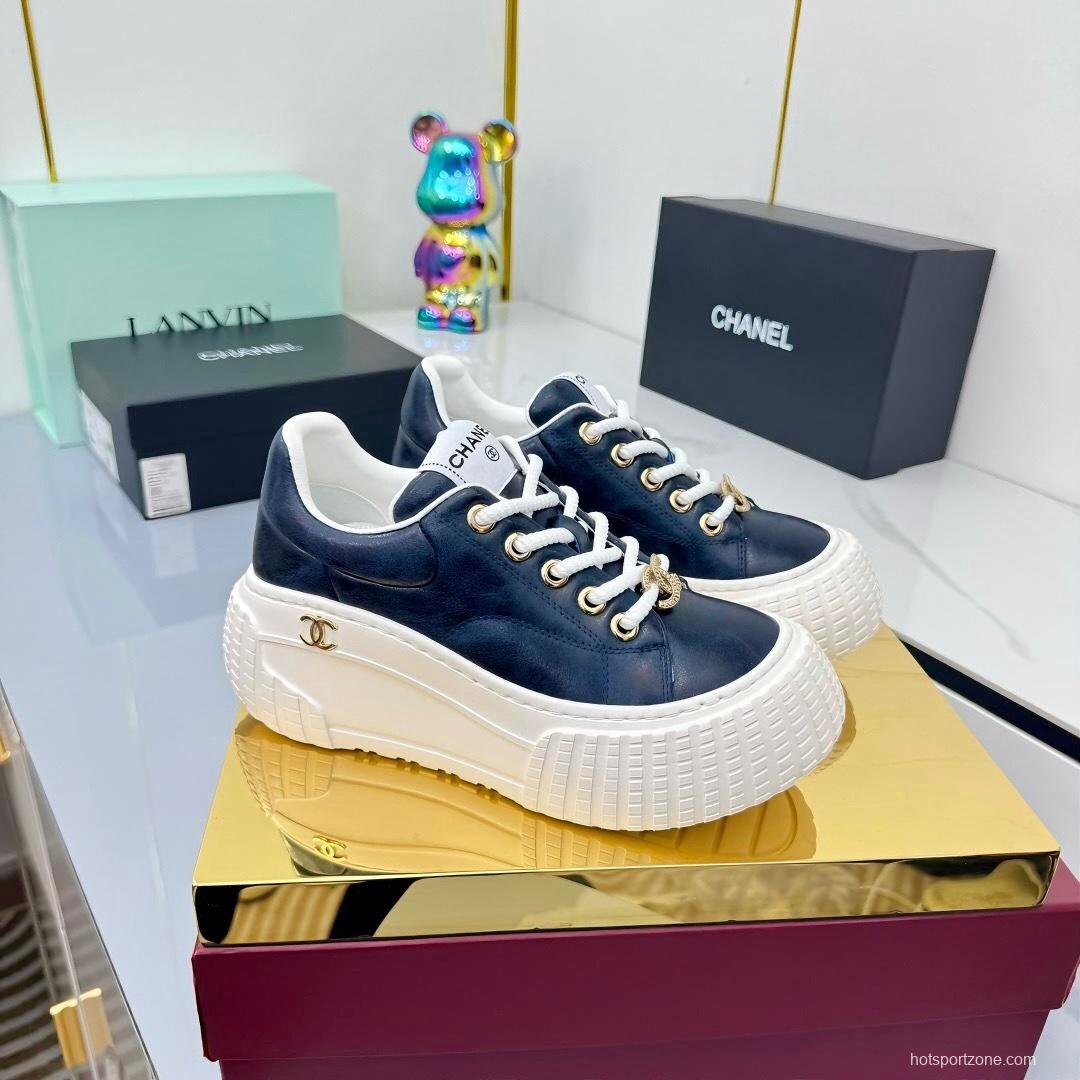 Chanel 2025 SS Loafers Panda Shoes Original Calfskin - LY00330